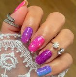 Electric Blooms Nail Wraps