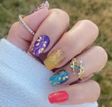 Golden Jewels Nail Wraps