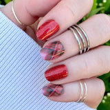 Blissful Plaid Nail Wraps