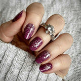 Snowflake Magic Nail Wraps