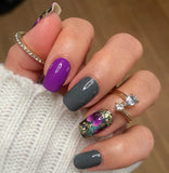 Midnight Meadow Nail Wraps