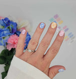 Pastel Plaid Gel Nail Wraps (NG472)