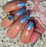 Blue Crush Nail Wraps