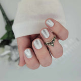 Silver Sizzle Gel Nail Wraps (NG488)