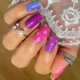 Electric Blooms Nail Wraps
