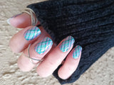 Minted Spring Pop Nail Wraps