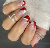 Glitter Claus Nail Wraps