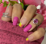 Watermelon Berry French Nail Wraps