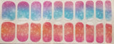Fire & Ice Nail Wraps (Glitter) Luxurious
