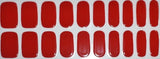 Perfect Red Gel Nail Wraps (NG002)