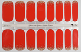Red Hot Glam Nail Wraps