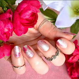 Delicate Flowers Nail Wraps (Shimmer) Stylish