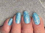 Iridescent Snakeskin Nail Wraps (Overlay) Stylish