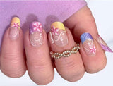 French Floral Nail Wraps