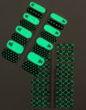 Glowing Venom Nail Wraps