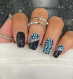 Wild About Aqua Nail Wraps