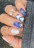 Winter Nights Fallen Nail Wraps