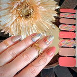 Coral Goddess Nail Wraps Stylish