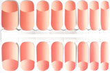 Coral Illusion Nail Wraps
