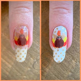 Gobble Nail Wraps (Overlay) Holiday Spirit