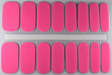 Leuchtend rosa Gel-Nagelfolien (SG013)