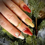 Oh So Boho Nail Wraps Holiday Spirit