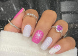 Snow Crystals Nail Wraps