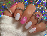 Snow Crystals Nail Wraps