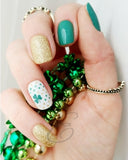Pot Of Gold Nail Wraps Holiday Spirit