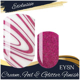 Raspberry Whirl  Nail Wraps