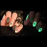 Glowing Venom Nail Wraps