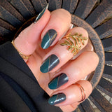 Emerald Elegance Nail Wraps