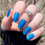 Sapphire Sky Nail Wraps