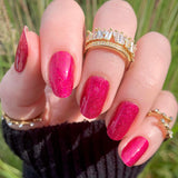 Fuchsia Sky Nail Wraps