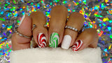 Peppermint Twister Nail Wraps