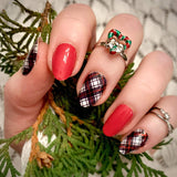 Plaid About Winter Nail Wraps