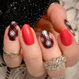 Plaid About Winter Nail Wraps
