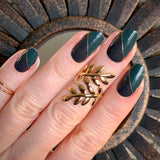 Emerald Elegance Nail Wraps