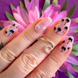 Palm Tree Nail Wraps