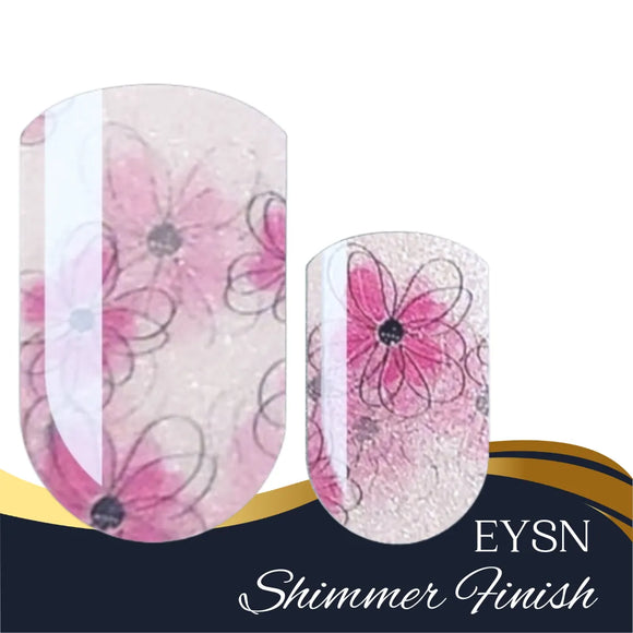 Delicate Flowers Nail Wraps