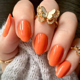 Süße Orange Nagelfolien