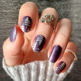 Silver Midnight Nail Wraps