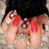 Plaid About Winter Nail Wraps
