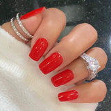 Perfect Red Gel Nail Wraps (NG002)