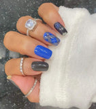 Winter Blues Nail Wraps