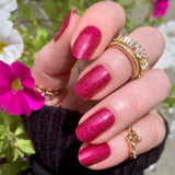 Fuchsia Sky Nail Wraps