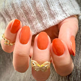 Süße Orange Nagelfolien
