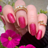Fuchsia Sky Nail Wraps
