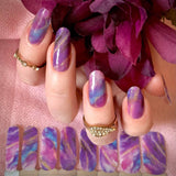 Orchid Crush Nail Wraps (Sheer) Stylish