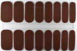 Schokoladen-Gel-Nagelfolien (SG006)